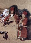 Sir David Wilkie Sotiri, Dragoman of Mr Colquhoun oil painting reproduction